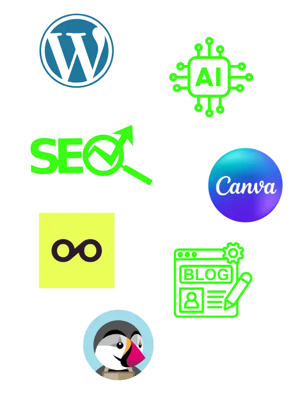 Coaching digital Clarissa Meier &mdash; Metricool, Canva, WordPress, SEO pour femmes entrepreneuses