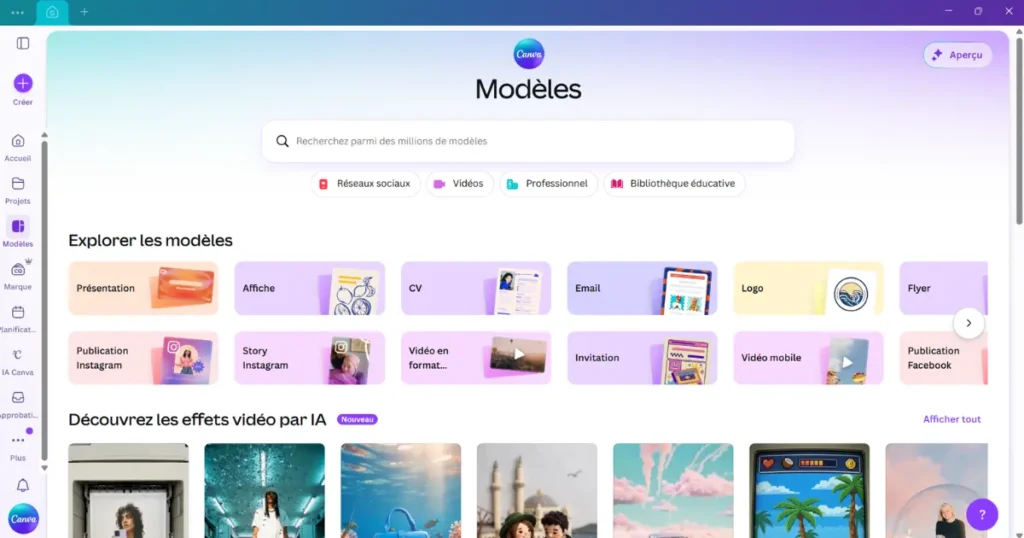 femme entrepreneuse créant des visuels professionnels avec canva sur son ordinateur guide debutante 2026
